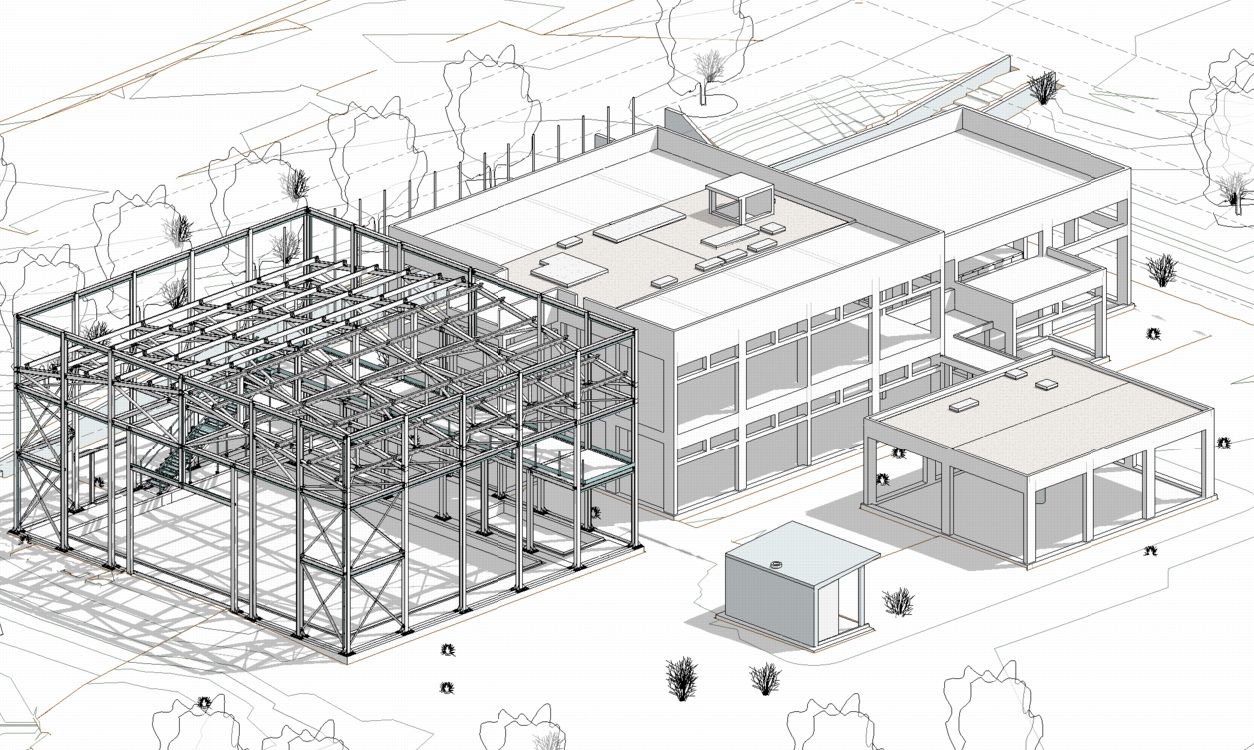 Construção de Edifício e Infraestrutura do Simulador para o Multinational Helicopter Training Centre (MHTC)